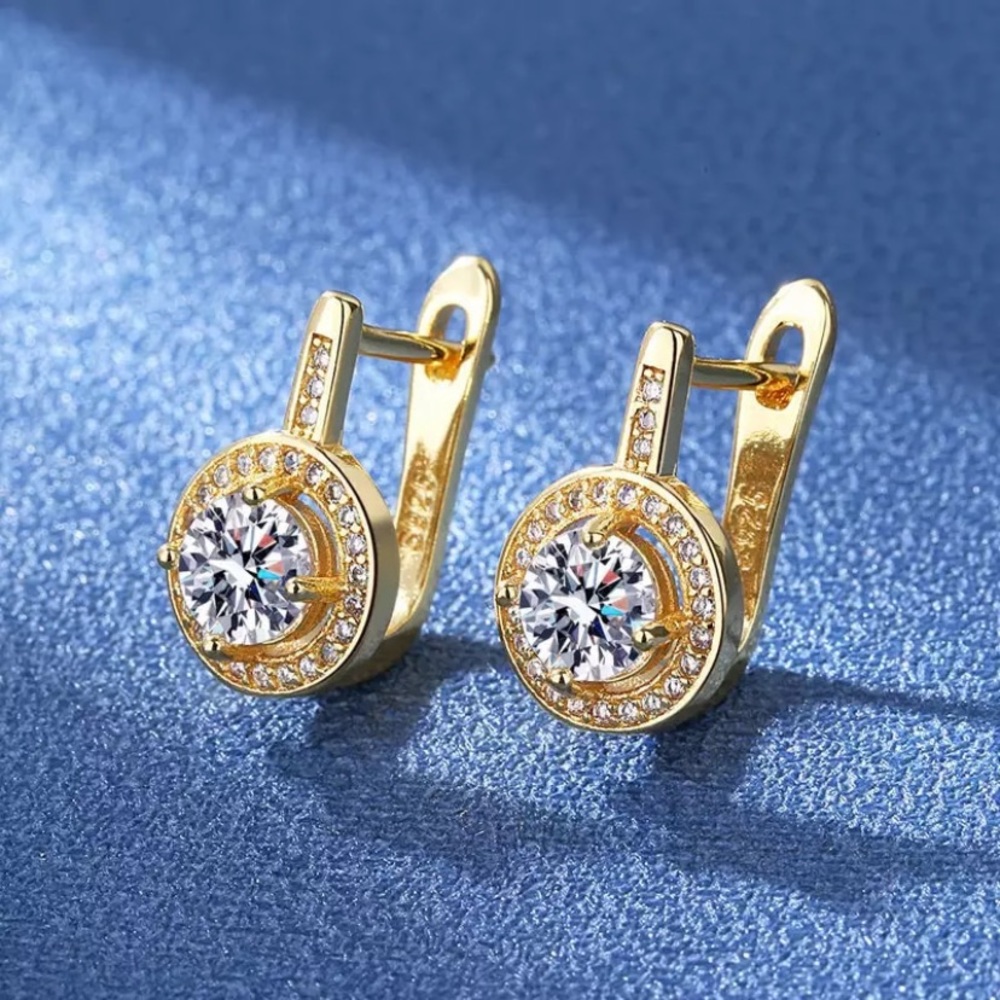 NWT GORGEOUS 18k gold platedEarrings